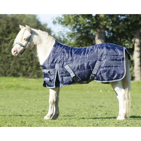 Derka stajenna QHP Falabella 200g granatowa