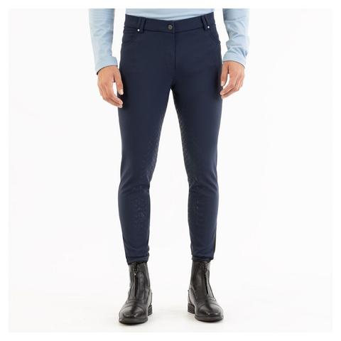 Bryczesy męskie BR Jagger z silikonowym lejem granatowe