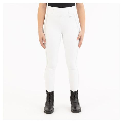 Bryczesy młodzieżowe BR z silikonowym lejem Irma białe