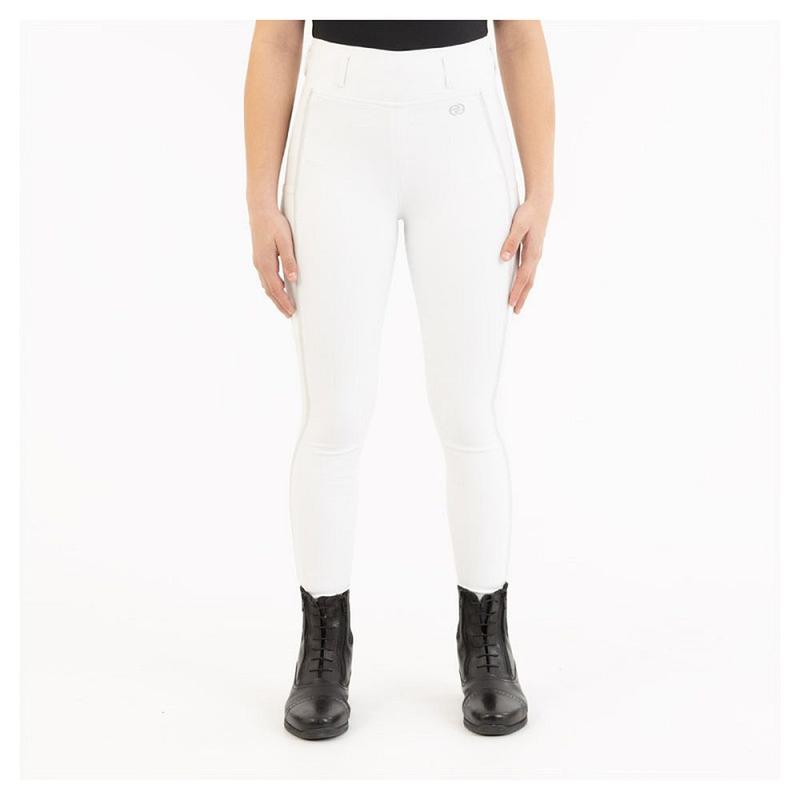 Bryczesy młodzieżowe BR z silikonowym lejem Irma białe