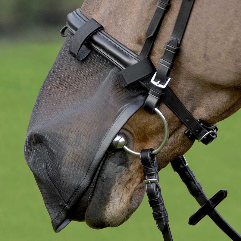 Osłona siatkowa na nozdrza Waldhausen czarna