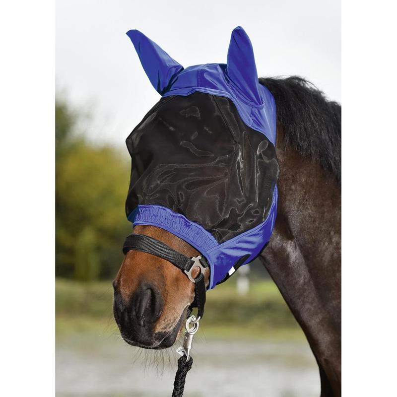 Maska siatkowa Busse Fly Buckler royal blue