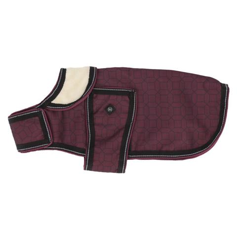 Derka dla psa QHP Wine red, bordowa