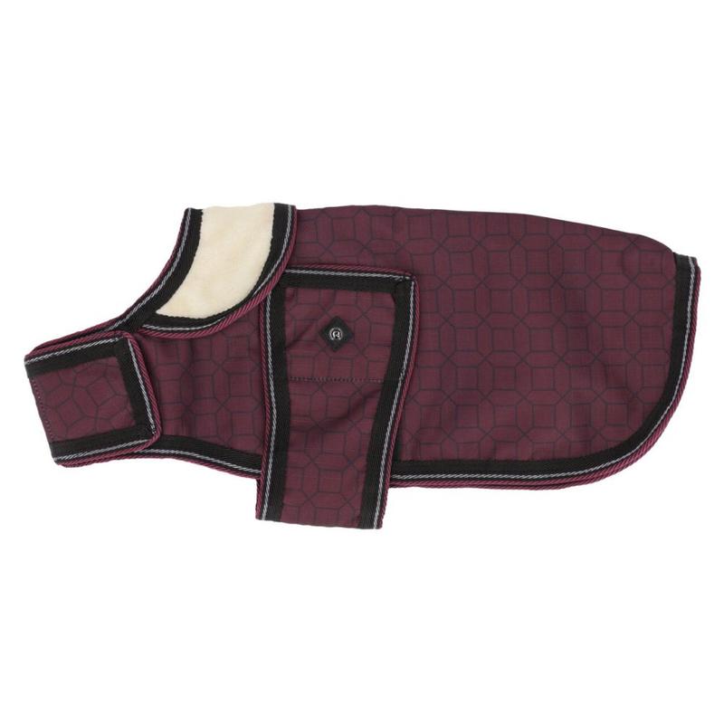 Derka dla psa QHP Wine red, bordowa