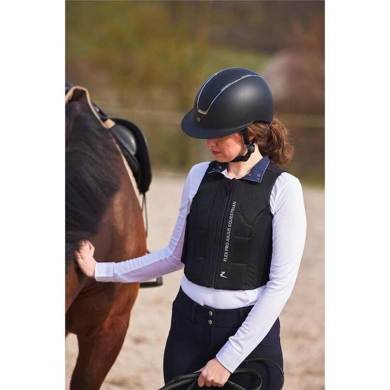 Kask Horze Atmos Metallic II czarny