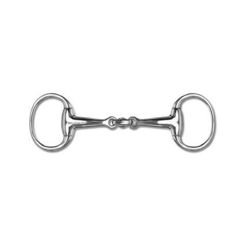 Wędzidło oliwkowe Waldhausen podwójnie łamane