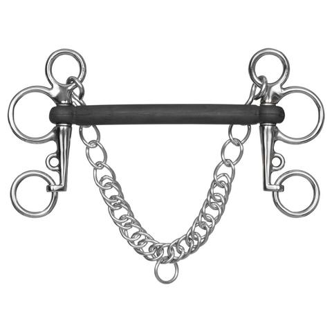 Pelham Waldhausen gumowy anatomiczny z łańcuszkiem krótkie czanki