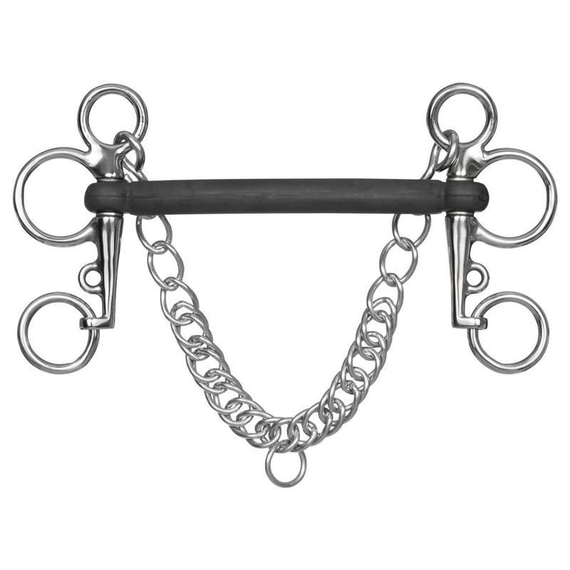 Pelham Waldhausen gumowy anatomiczny z łańcuszkiem krótkie czanki