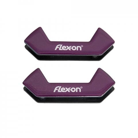 Wkładki magnetyczne do strzemion bezpiecznych Flex-on Safe On śliwkowe