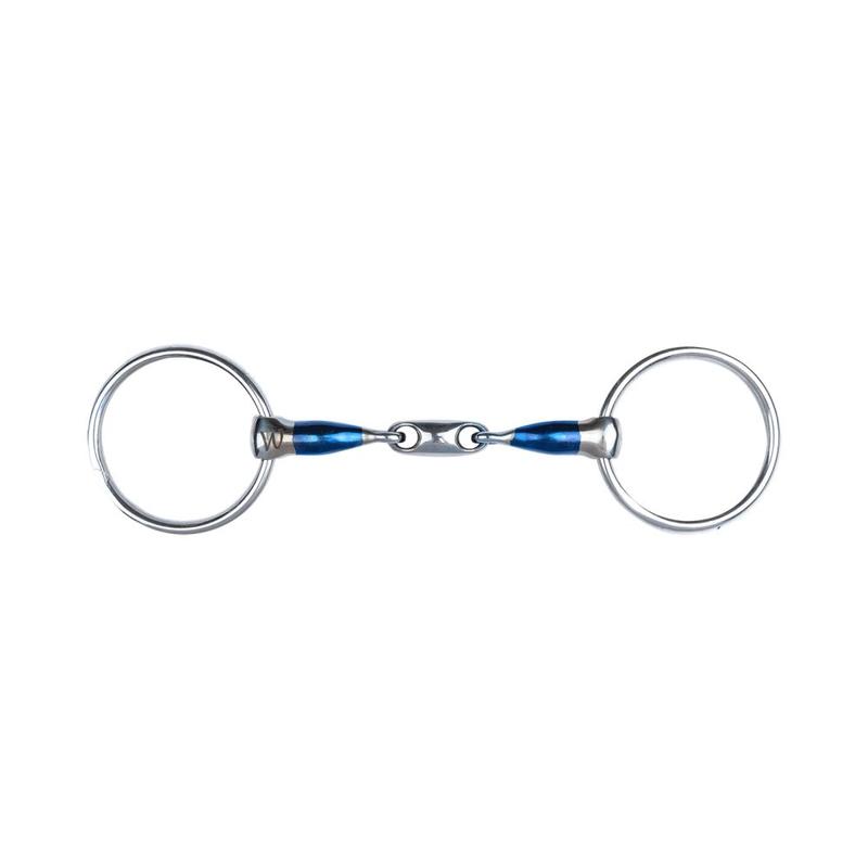 Wędzidło rdzewiejące Waldhausen Sweet Iron podwójnie łamane