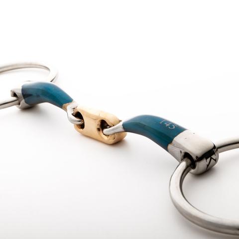 Wędzidło zwykłe anatomiczne Kavalkade KavalBit Sweet Iron podwójnie łamane