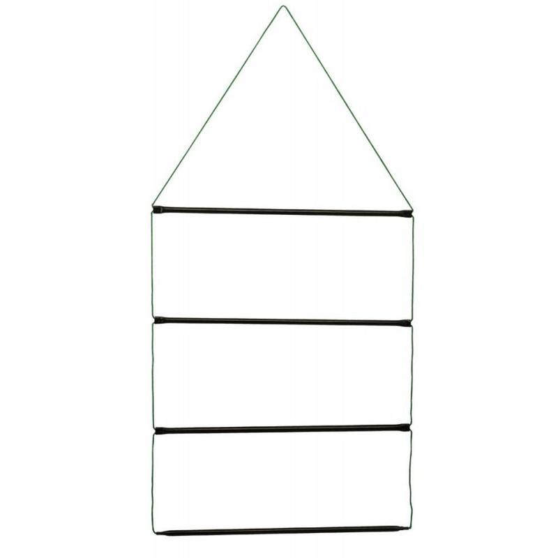 Wieszak drabinkowy na derki Ekkia czarny