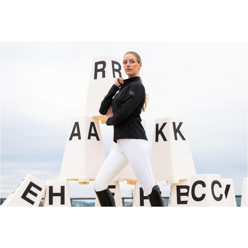 Bluza damska rozpinana Pikeur Selection Zip Rip Jacket Black, czarna 2025