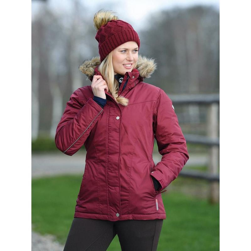 Kurtka zimowa damska Busse Priva bordowa