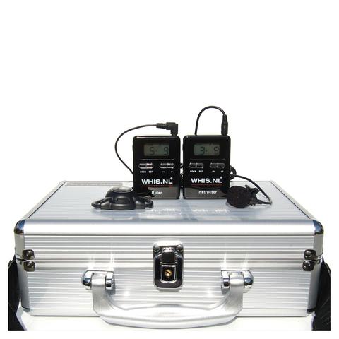 Zestaw słuchawkowy - interkom (trener-1 jeździec) WHIS "Original" black
