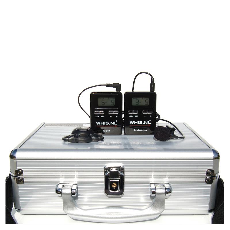 Zestaw słuchawkowy - interkom (trener-1 jeździec) WHIS "Original" black