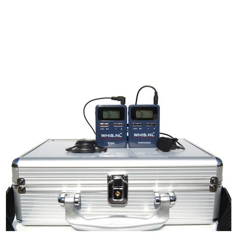 Zestaw słuchawkowy - interkom (trener-1 jeździec) WHIS "Original" navy