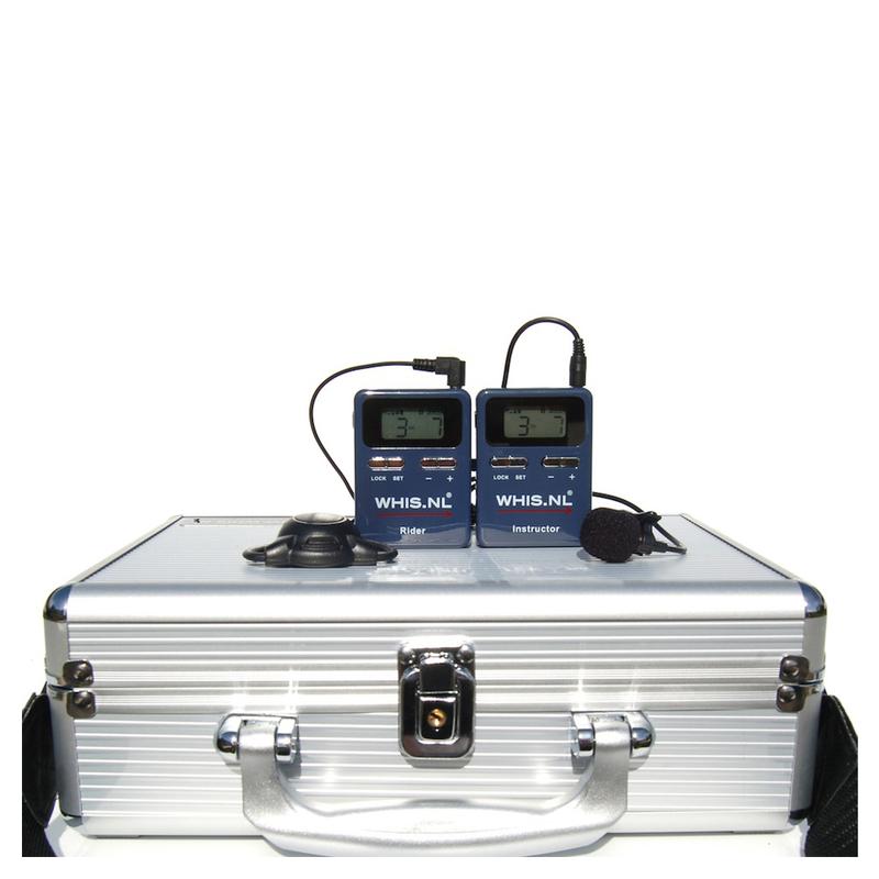 Zestaw słuchawkowy - interkom (trener-1 jeździec) WHIS "Original" navy