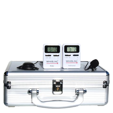 Zestaw słuchawkowy - interkom (trener-1 jeździec) WHIS "Original" white