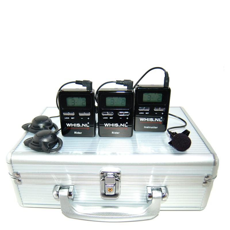 Zestaw słuchawkowy - interkom (trener-2 jeźdźców) WHIS "Original Duo" black