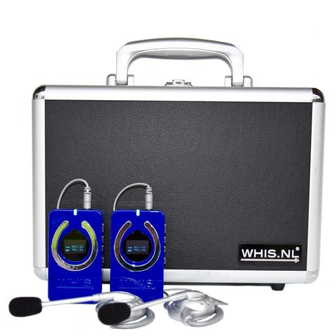 Zestaw słuchawkowy - interkom na zawody WHIS "Competition" blue