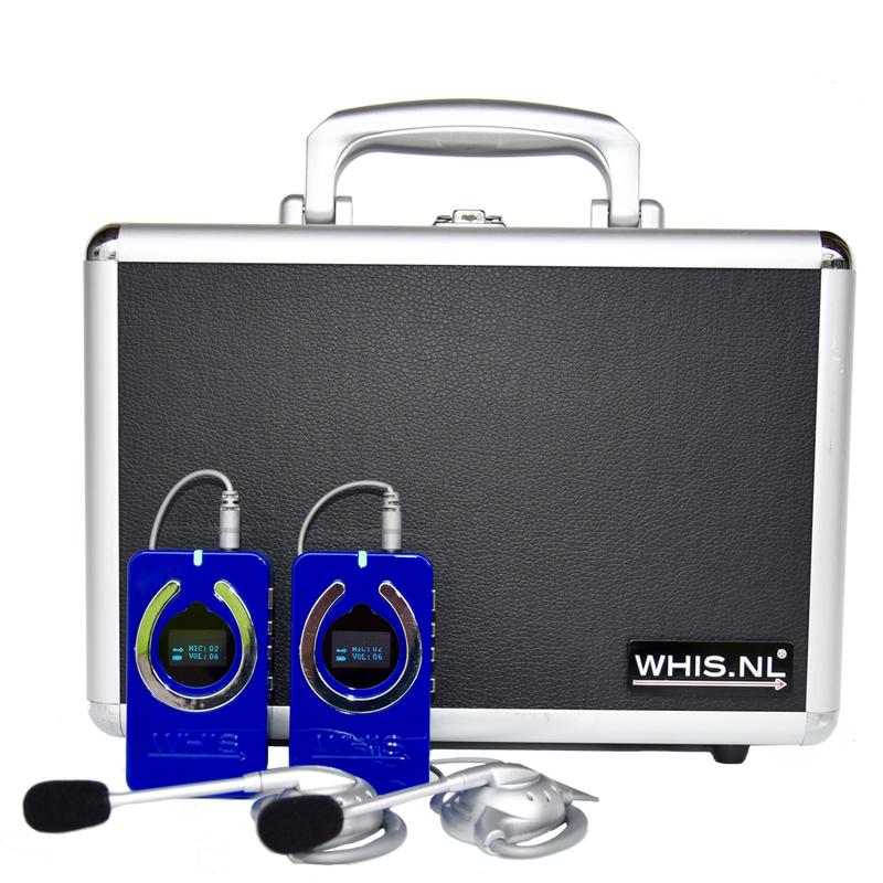 Zestaw słuchawkowy - interkom na zawody WHIS "Competition" blue