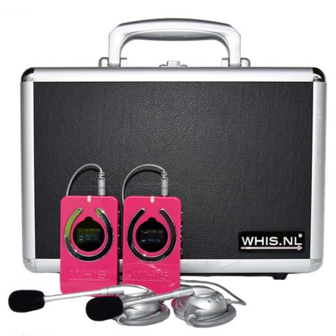 Zestaw słuchawkowy - interkom na zawody WHIS "Competition" pink