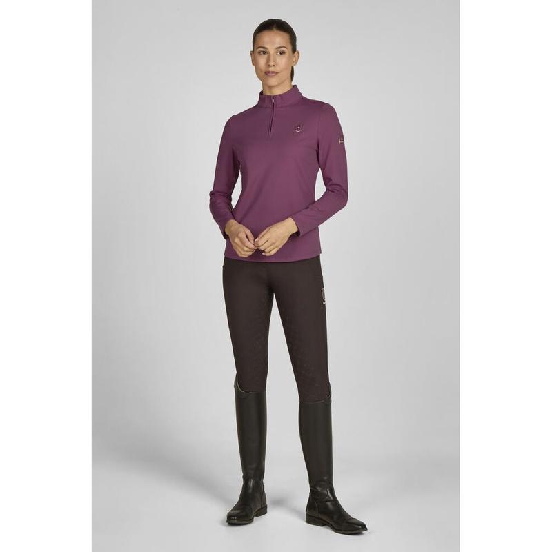 Bluzka damska Eskadron Heritage Half-Zip Wildberry, fioletowa 2025/2026