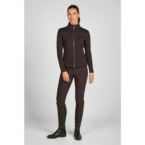 Bluza damska Eskadron Heritage Zip-Shirt Black Truffle, ciemnobrązowa 2025/2026