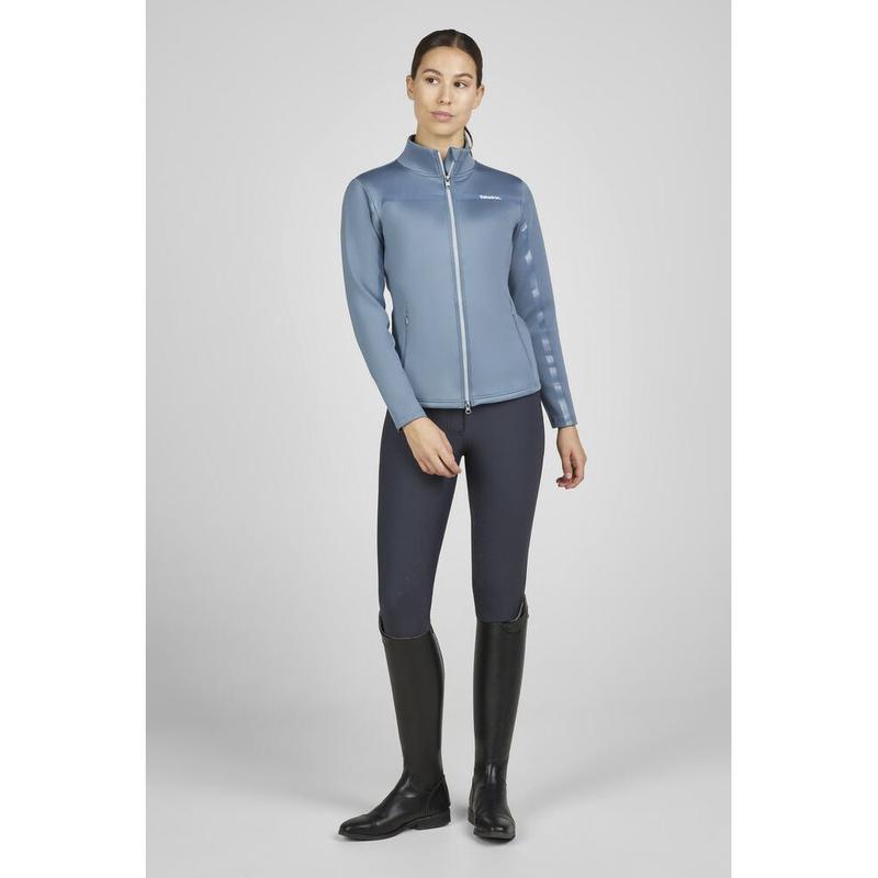 Bluza damska Eskadron Classic Sports Zip-Shirt Steel Blue, niebieska 2025