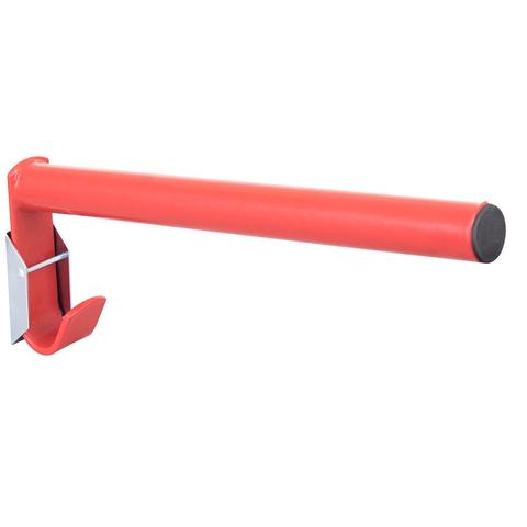 Wieszak na siodło BR składany gruby czerwony