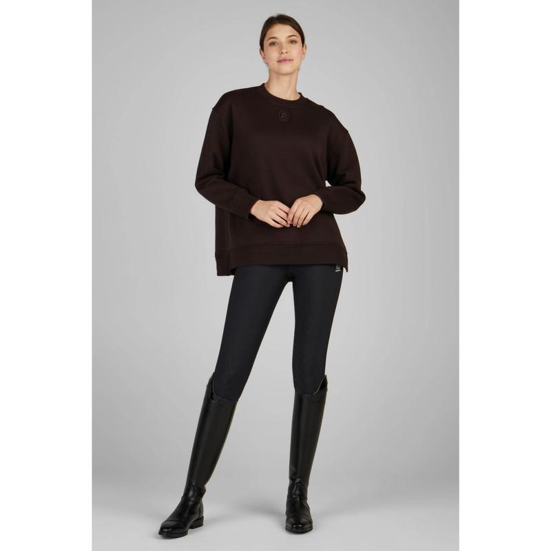 Bluza damska Eskadron Platinum Oversized Teak-brown, brązowa 2024