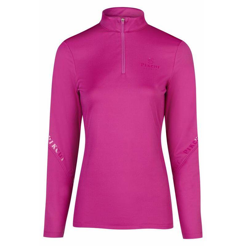 Bluzka damska Pikeur Zip Shirt Sports Blaze Berry, fuksjowa 2025/2026
