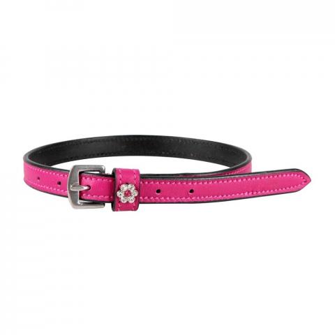 Paski do ostróg QHP Callisto fuchsia, fuksjowe