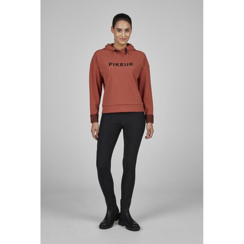 Bluza damska z kapturem Pikeur Selection Rose Wood, ceglasta 2025/2026