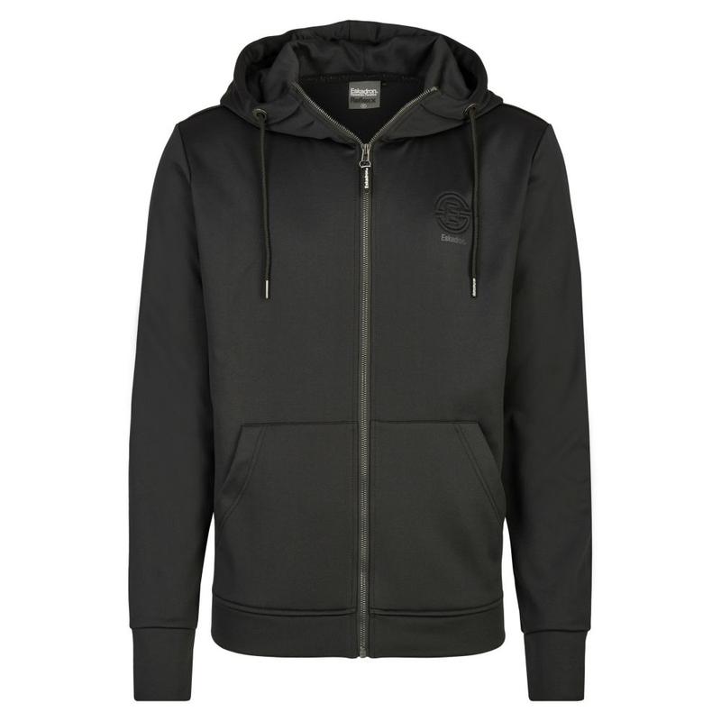 Bluza męska z kapturem rozpinana Eskadron Reflexx Hinz Black, czarna 2023