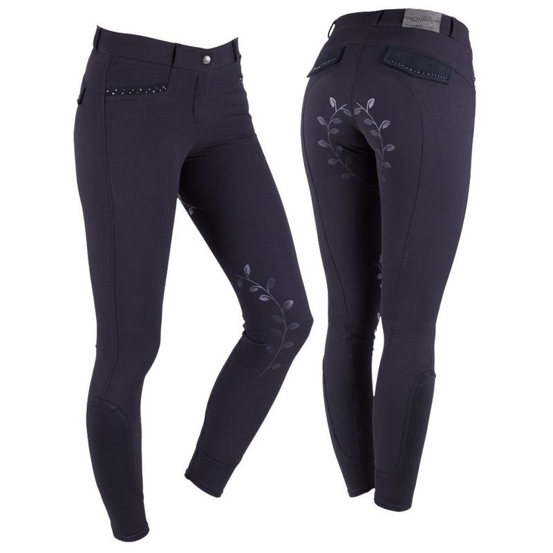 Bryczesy damskie QHP Katie czarne