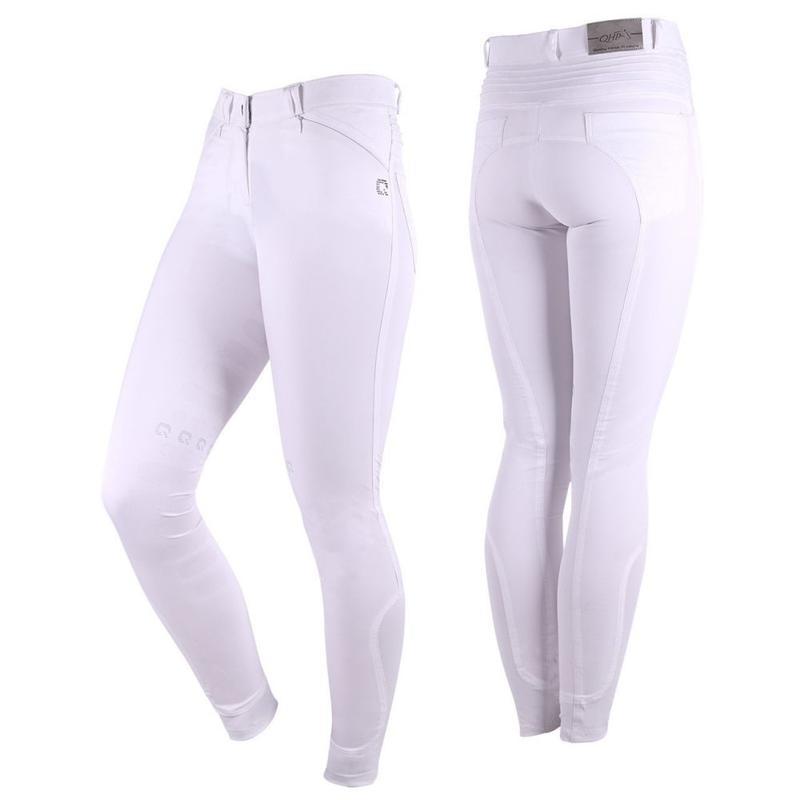 Bryczesy damskie QHP Horinthe White, białe