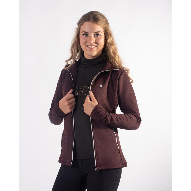 Bluza damska QHP Diamond bordowa