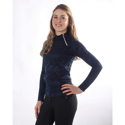 Bluzka damska techniczna QHP Sena, granatowa