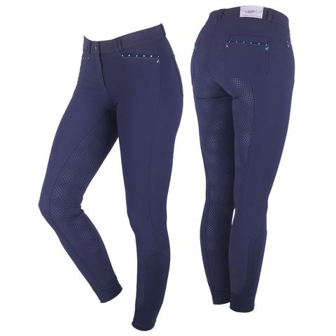 Bryczesy damskie QHP Ize Navy, granatowe