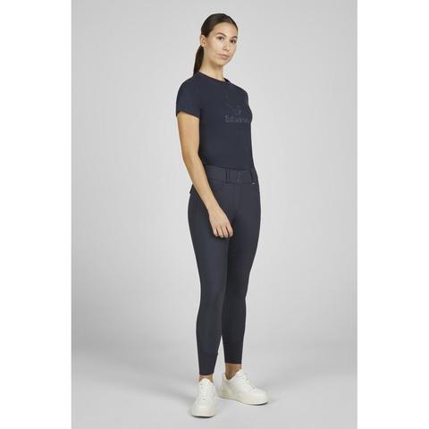 Bryczesy damskie Eskadron Classic Sports Full Grip Core Navy, granatowe 2025