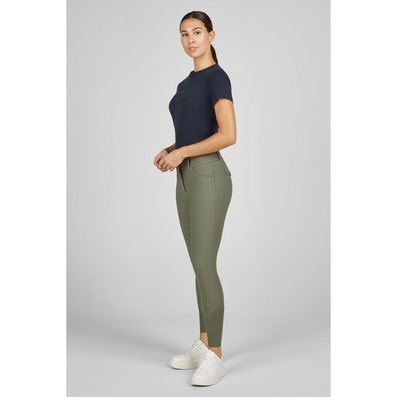 Bryczesy damskie Eskadron Classic Sports Riding Breeches Dusty Olive, oliwkowe 2025