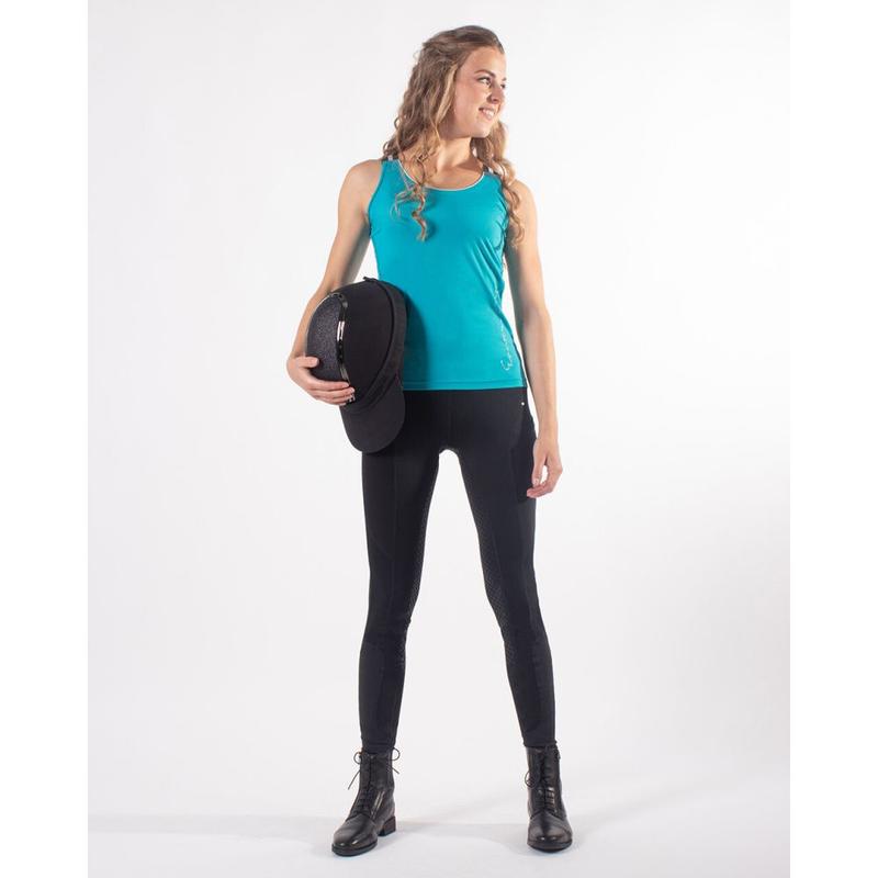 Legginsy damskie QHP Jodie black, czarne