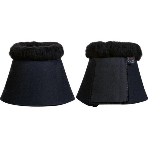 Kalosze z futerkiem HKM Comfort czarno-czarne