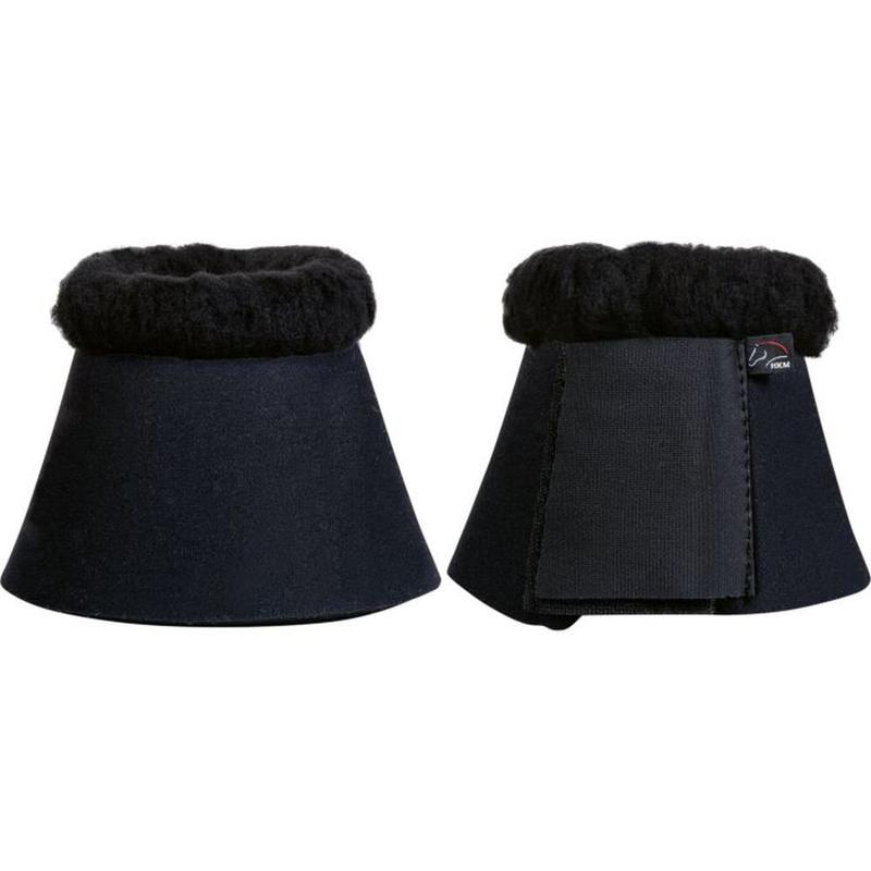 Kalosze z futerkiem HKM Comfort czarno-czarne