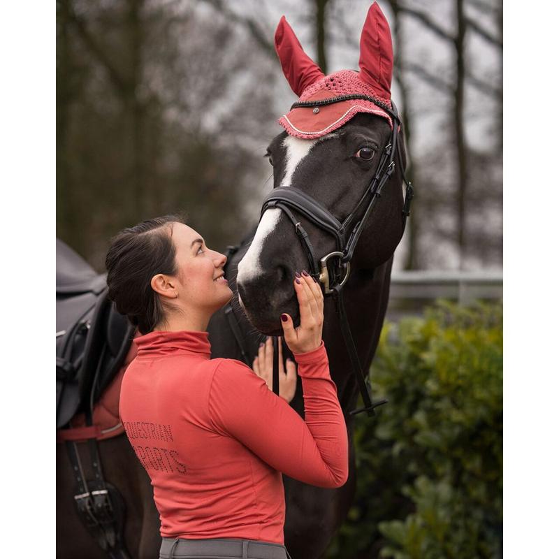 Bluzka damska termiczna QHP Florine malinowa