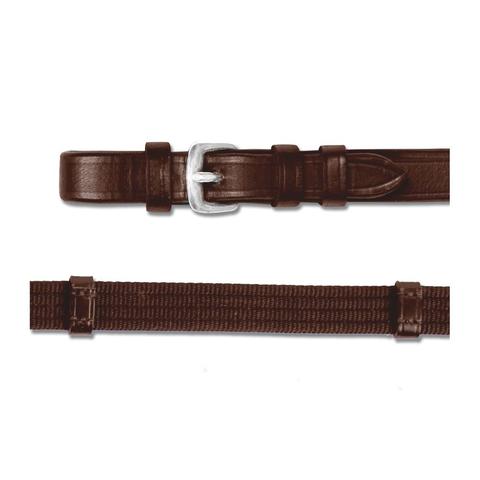 Wodze parciane Waldhausen X-Line brązowe