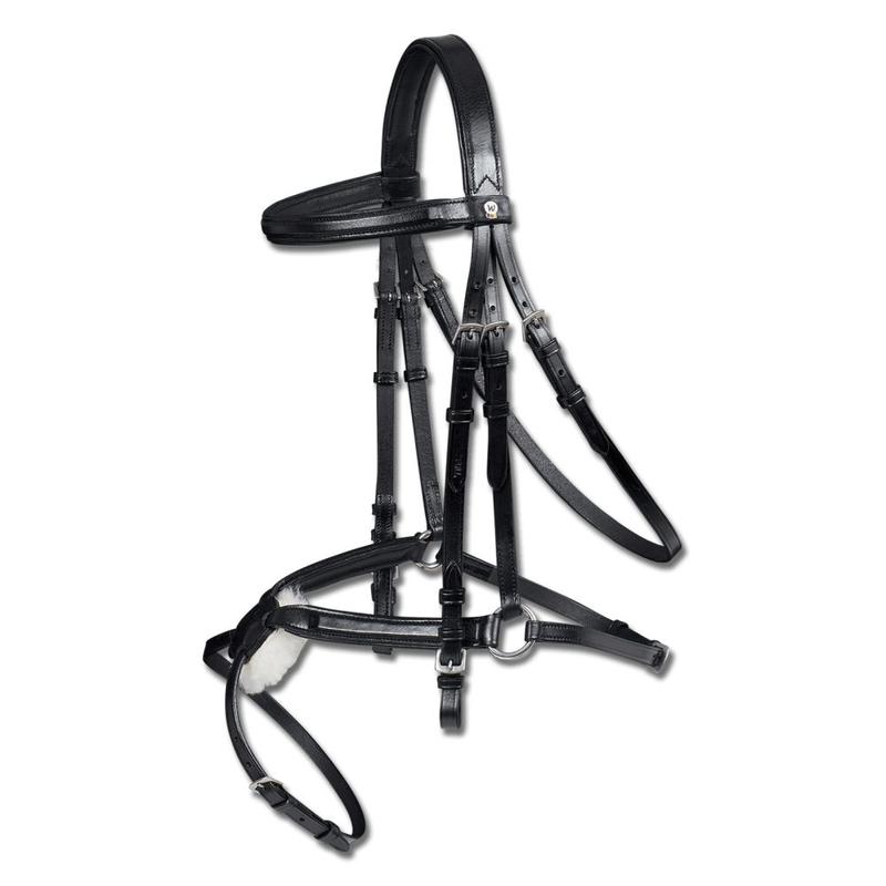 Ogłowie meksykańskie Waldhausen X-Line Santa Cruz czarne