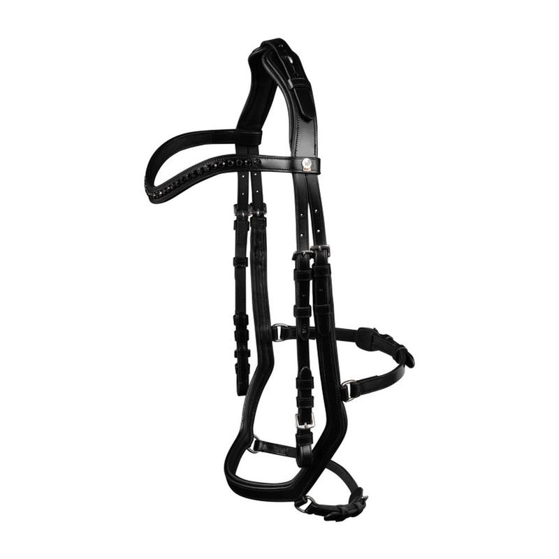 Ogłowie Waldhausen Relaxation X-Line czarne